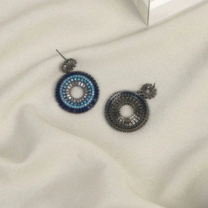Oorbellen Boze Oog Zilveren Bescherming Layla