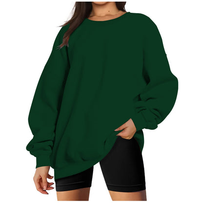 Dames Oversized Trui Ronde Hals Zacht Basic Model