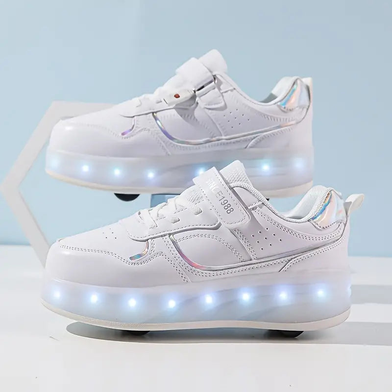 Sneakers met Wieltjes Lichtgevende Zolen voor Kinderen