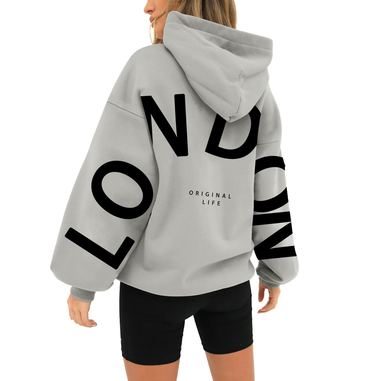 Dames Hoodie Comfortabel met London Print