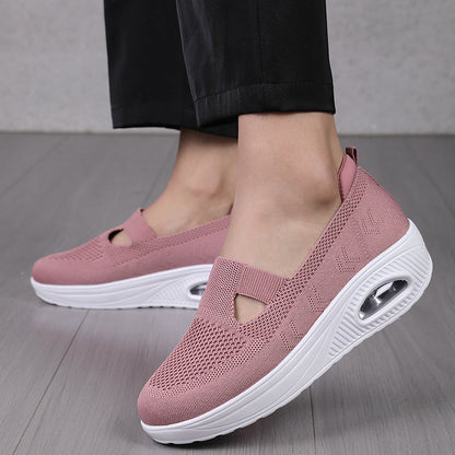 Dames Comfortabele Orthopedische Sneaker Wedge Ballerina