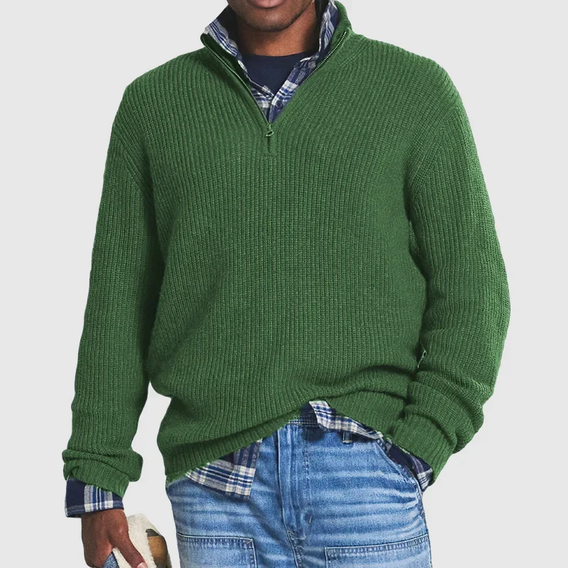 Kasper Heren Zipsweater Waterdicht Warm