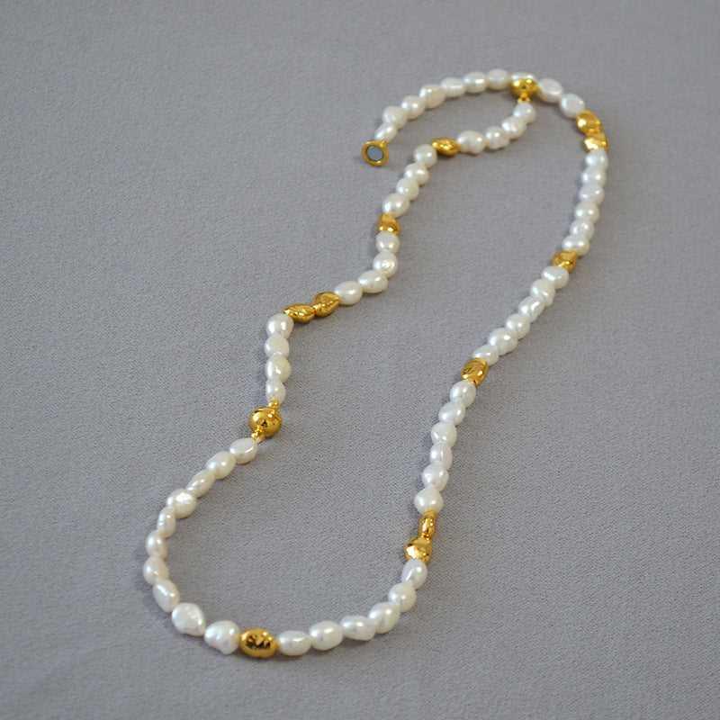 Parelketting Elodie Groot Model Elegante Sieraden - Mode Vibes