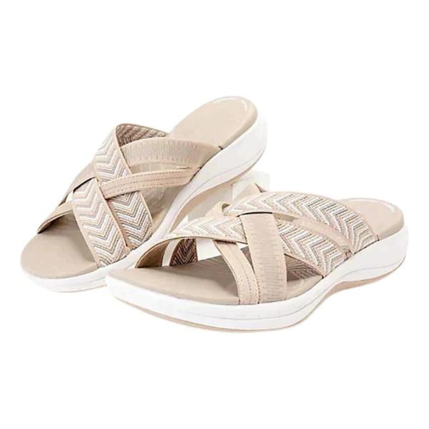 Dames Slippers Luchtig met Schokabsorberend Voetbed - Mode Vibes
