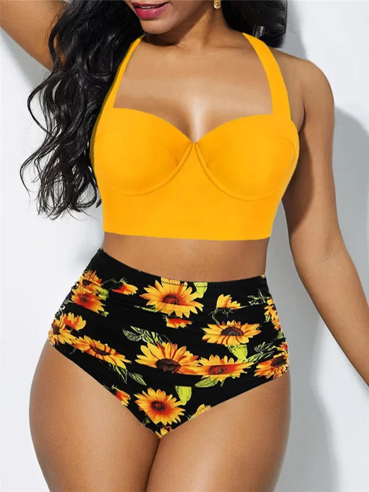 Plus Size Bikini Stijlvol & Vrolijk Badpak voor Dames
