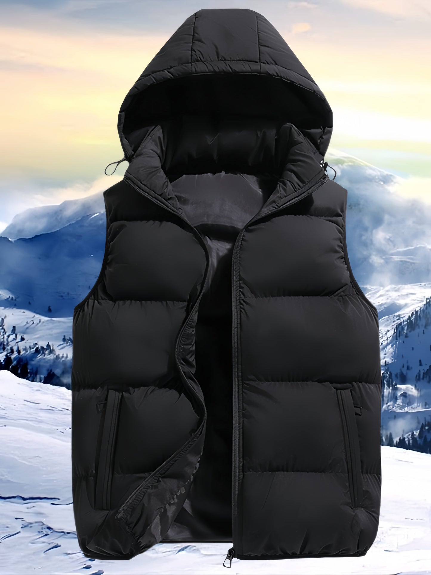 Domenico | Gilet leggero con cappuccio