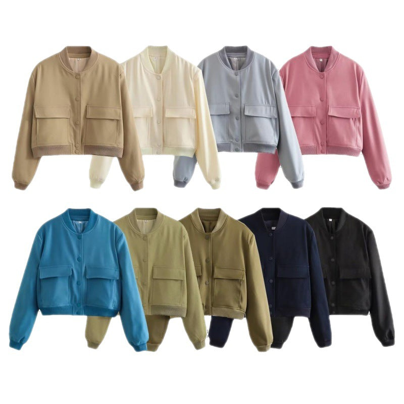 Dames Bomberjas Elegante Stedelijke Stijl