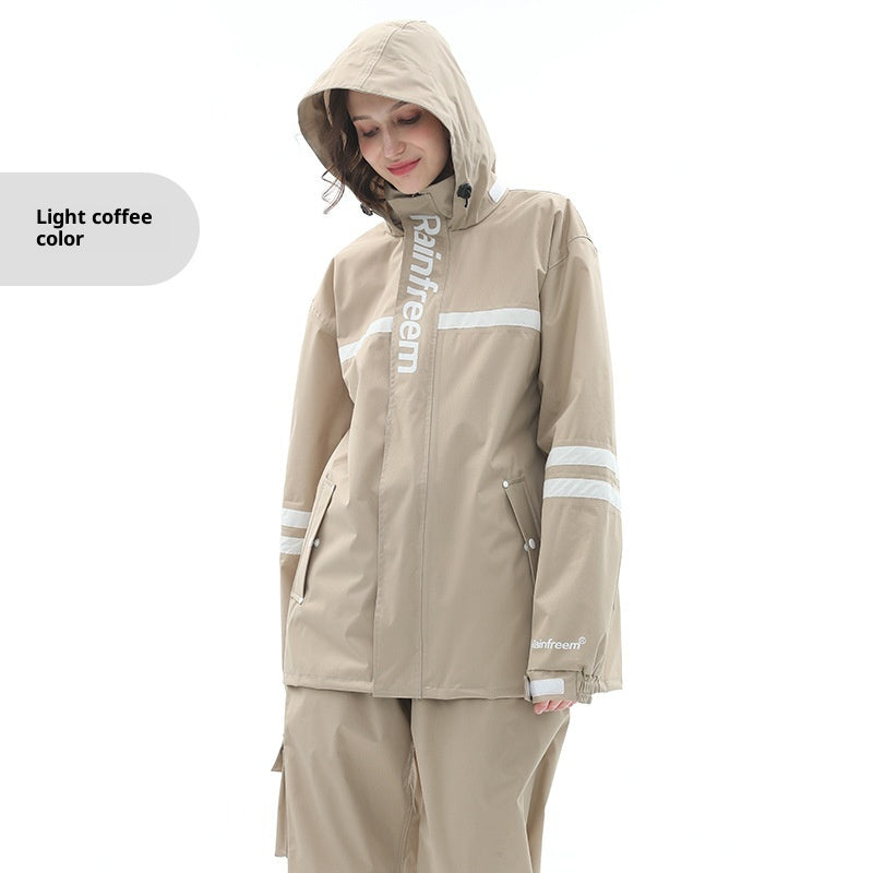 Dames Regenpak Waterdicht Stijlvol met Capuchon - Mode Vibes