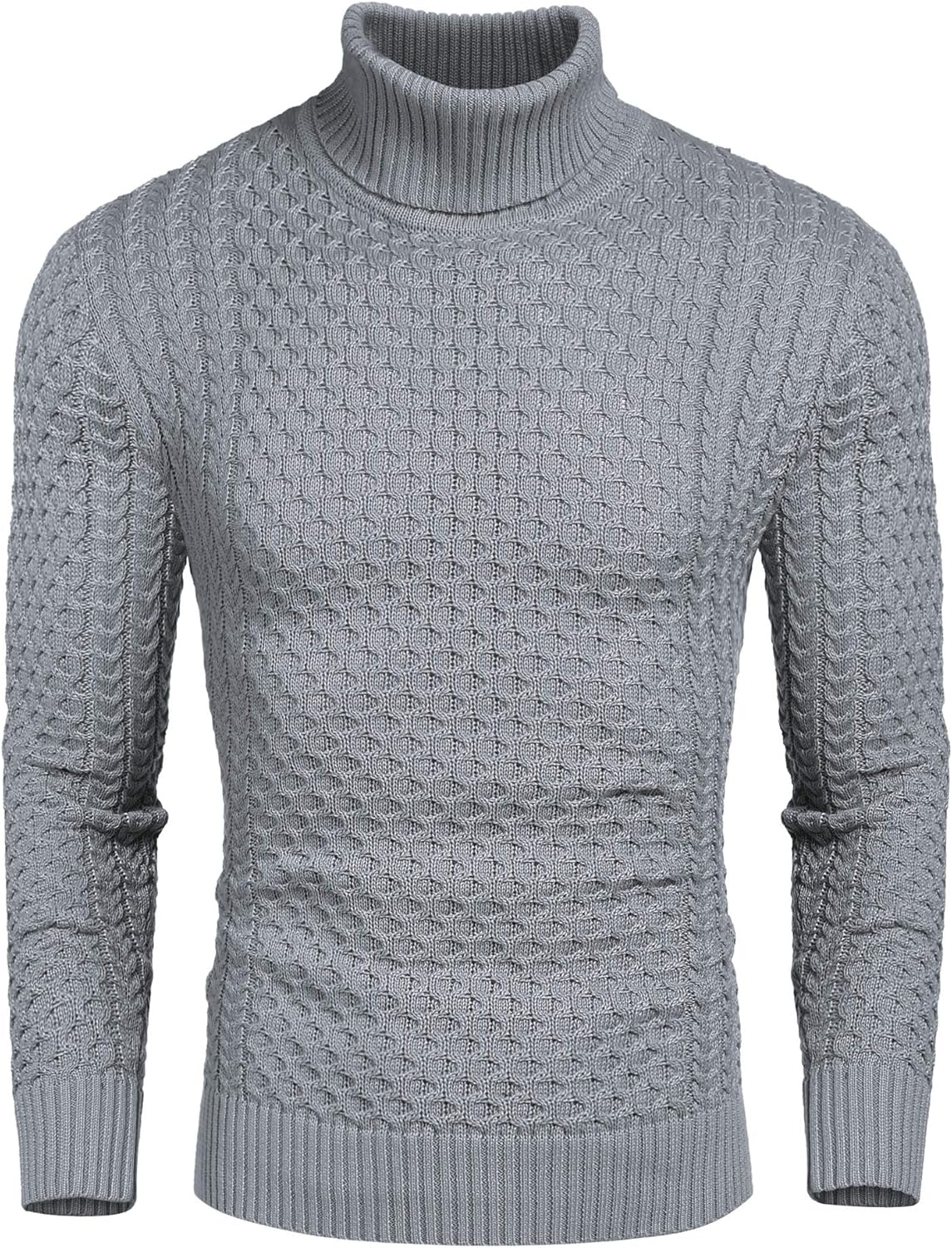 Heren Coltrui Gebreid Casual Kwaliteit - Mode Vibes