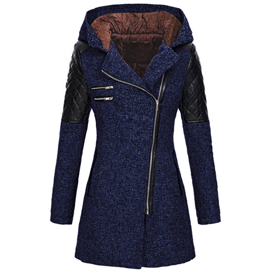 Vintage Lange Winterjas Dames – Warm & Stijlvol voor Herfst/Winter