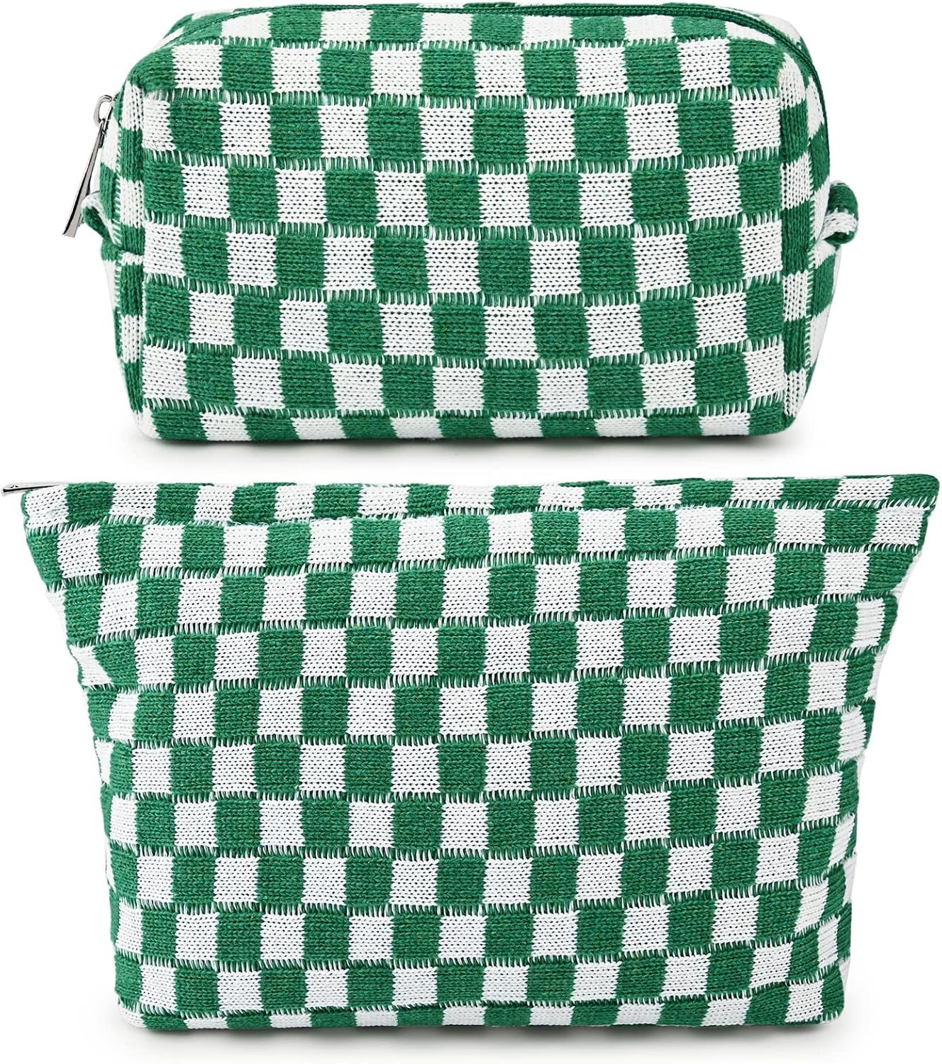 Make-up Tas Set Geruit Reisformaat