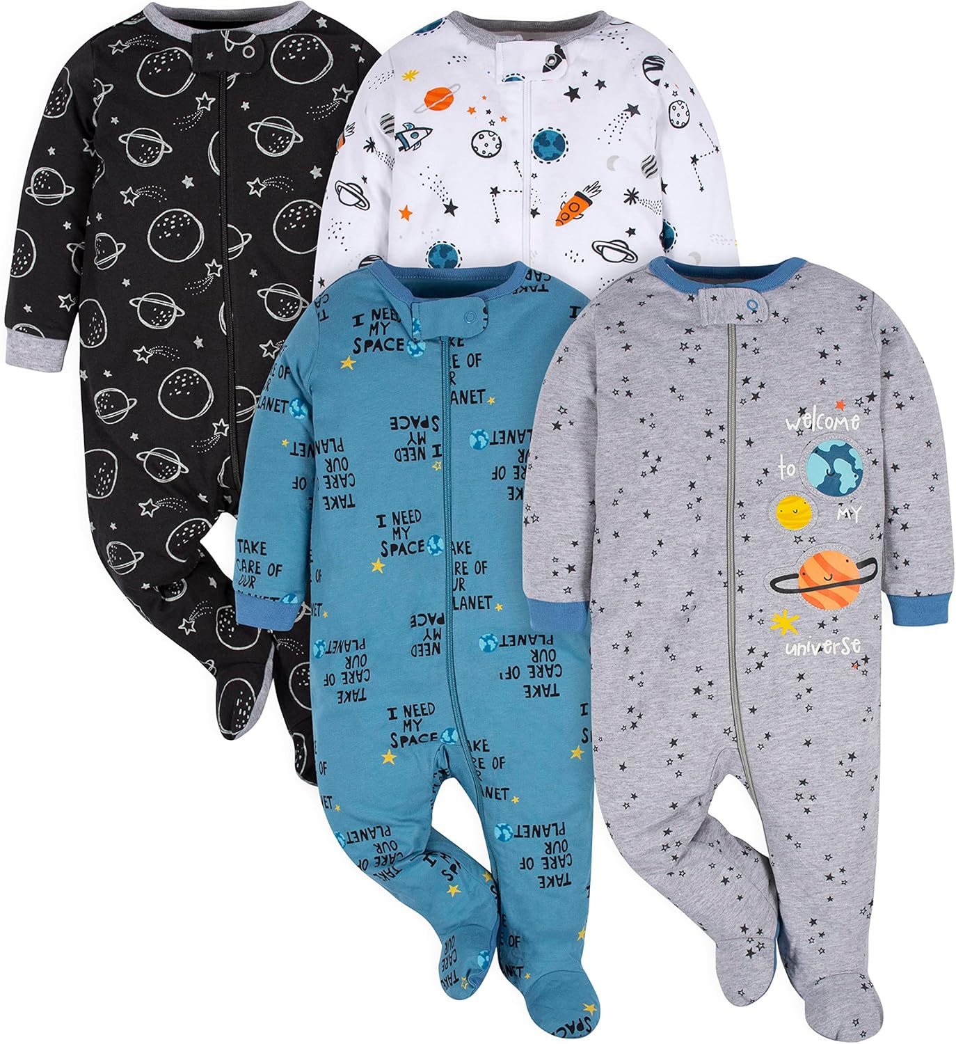 Baby Slaappakje Jongens Met Voetjes Warm en Zacht