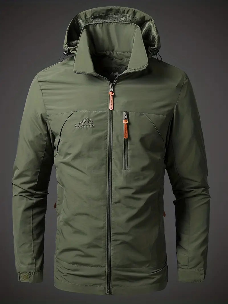 Water- en Winddichte Heren Outdoor Jas – Ademend & Lichtgewicht