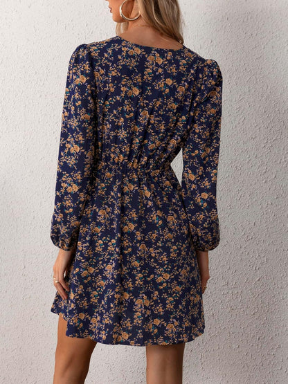 BloeiendeDames Bloemen Mini Jurk voor Stijlvolle Vrouwen