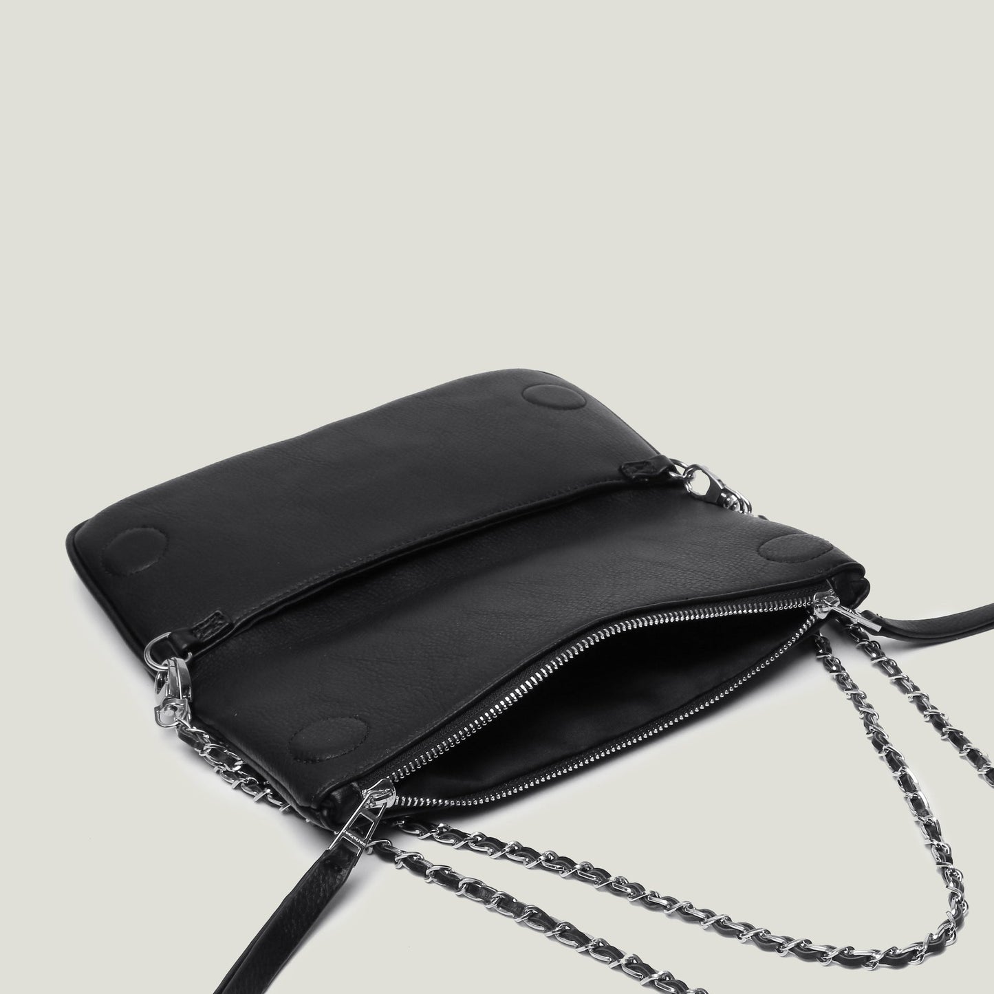 Dames Clutch met Ketting en Praktische Binnenkant