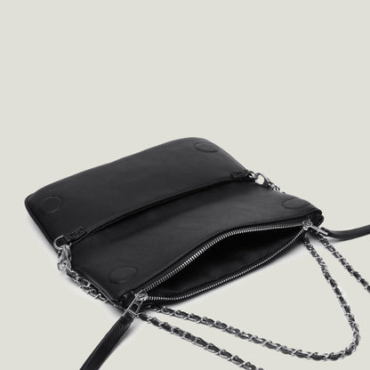 Dames Clutch met Ketting en Praktische Binnenkant