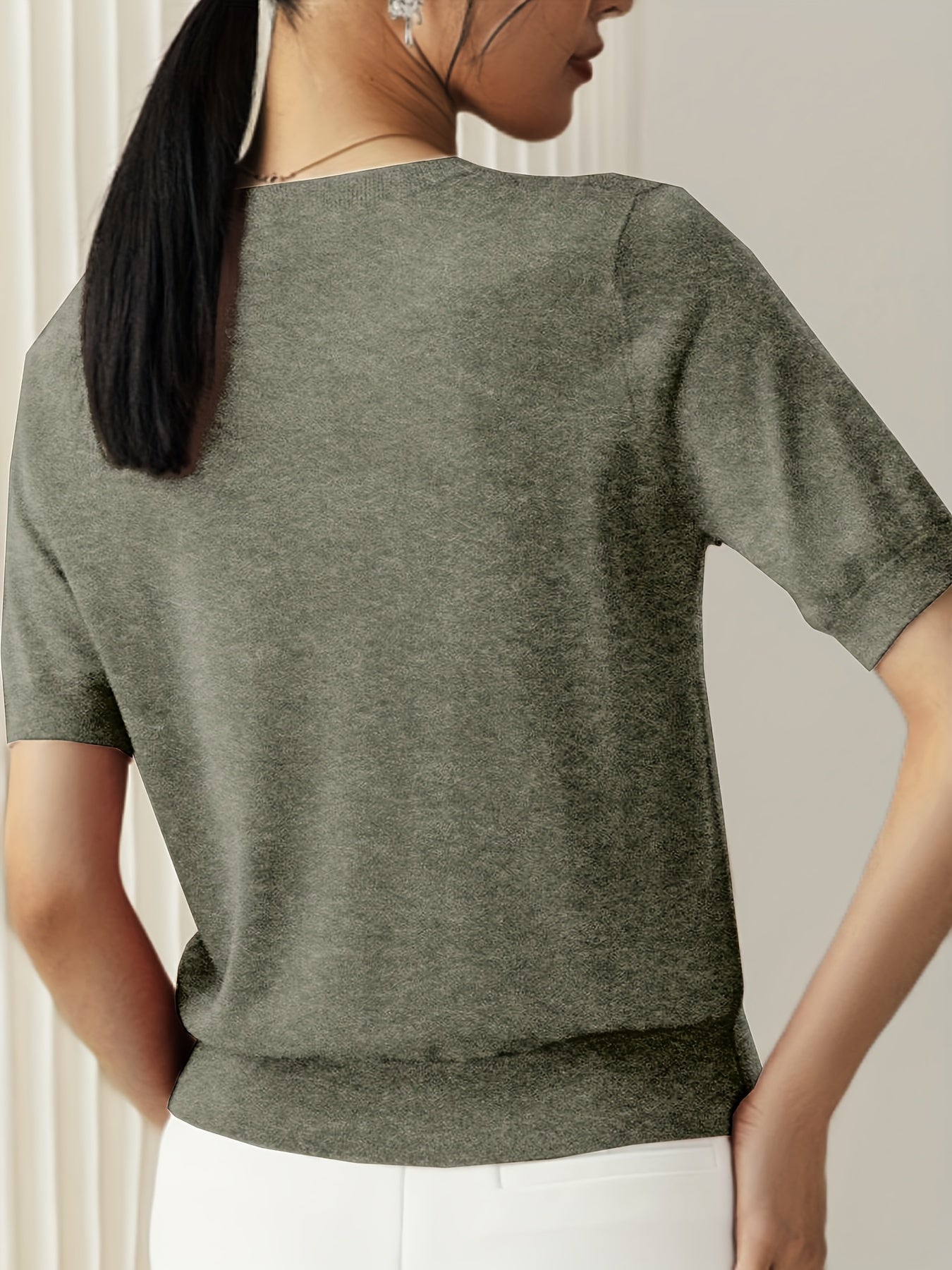 Dames T-Shirt Top Stijlvol en Comfortabel
