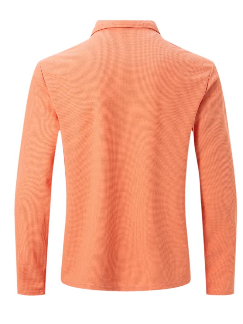 Lennox – Heren Wafelshirt met Lange Mouwen en V-Hals