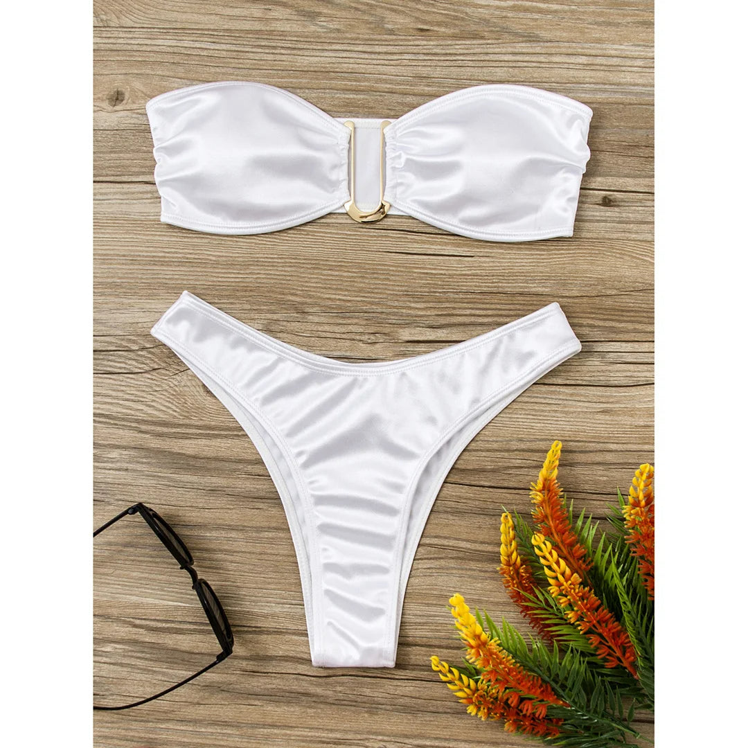 Strapless Bikini Trendy Zomer Badpak voor Vrouw