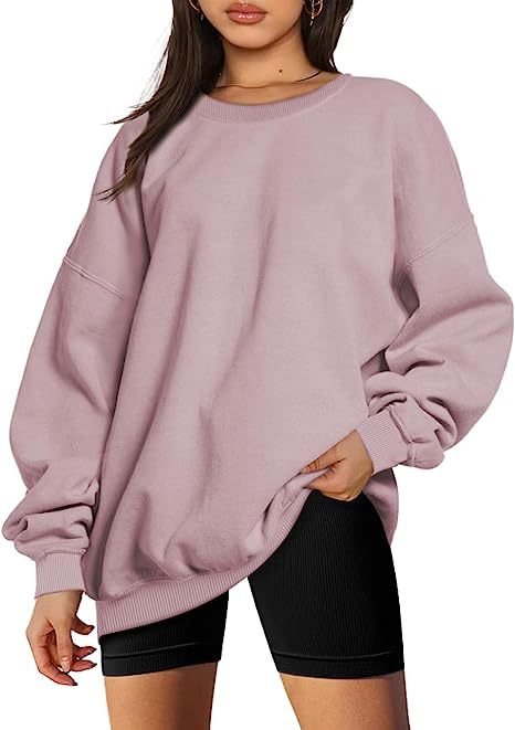 Dames Oversized Trui Ronde Hals Zacht Basic Model