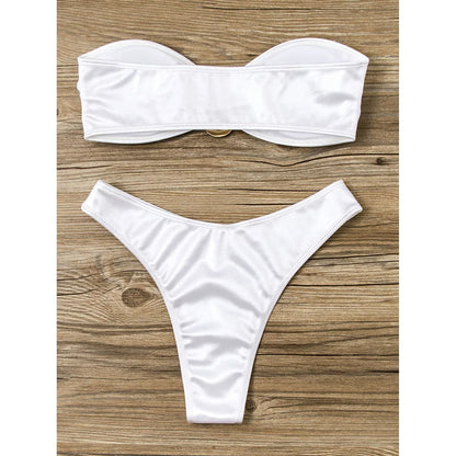 Strapless Bikini Trendy Zomer Badpak voor Vrouw