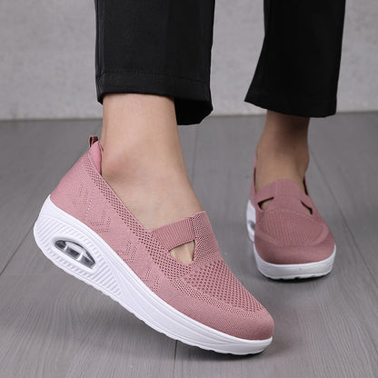 Dames Comfortabele Orthopedische Sneaker Wedge Ballerina