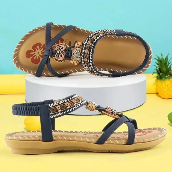 Boheemse Sandalen voor Vrouw Zomermode - Mode Vibes