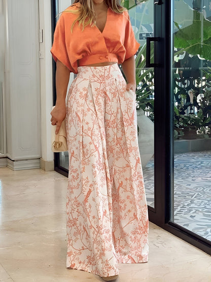 Zomerset met Blouse en Wijde Broek voor Vrouw