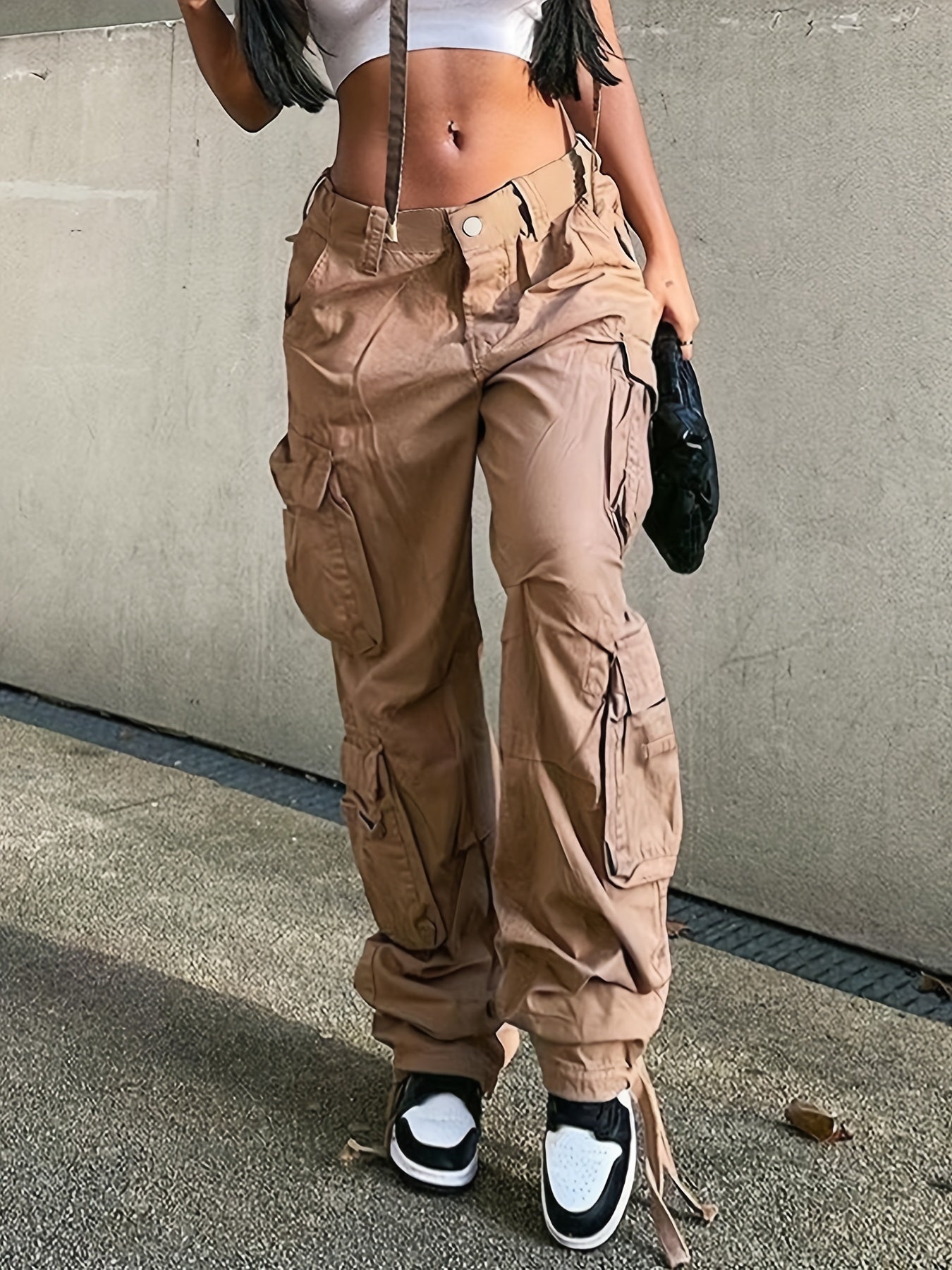 LUNA Azura Cargo Jeans voor Trendy Comfort