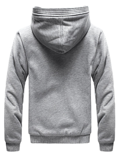 Winter Fleece Jas met Capuchon Warm en Comfortabel
