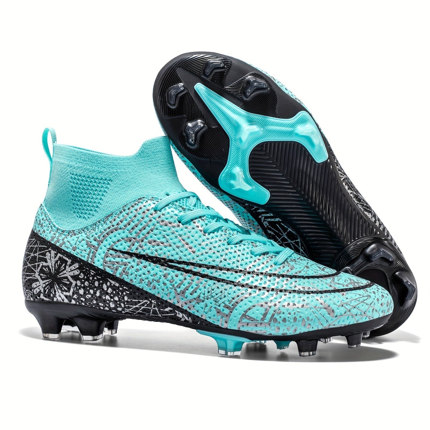 Heren Voetbalschoenen met Goede Grip en Hoge Enkel