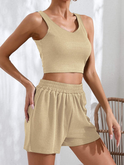 Velanora- Tanktop & Korte Broek 2-Delig Outfit