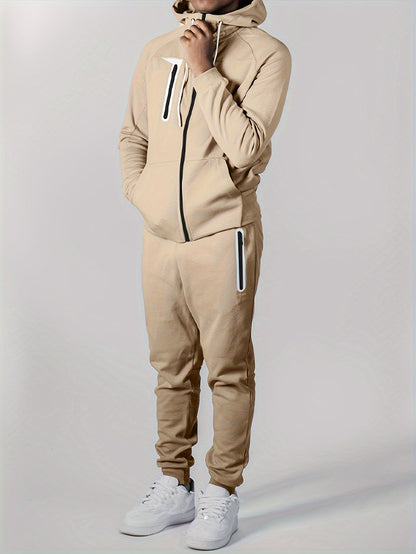 Lange Mouw Hoodie Casual Stretch voor Herfst en Lente