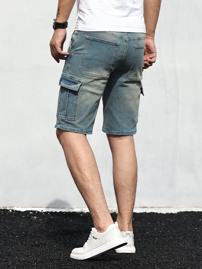 Heren Denim Cargo Shorts Giel Zomer Shorts