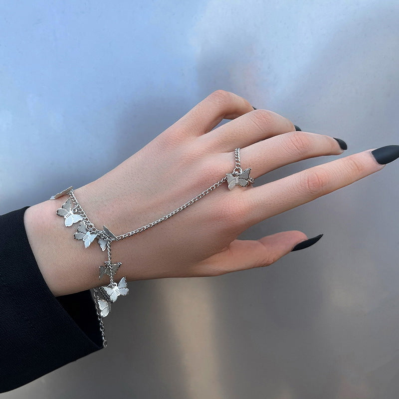 Vlinder Sieraden Set Dames Ring Armband met Ketting