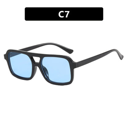 Dames Zonnebril Aviator Stijl met Kleurige Glazen