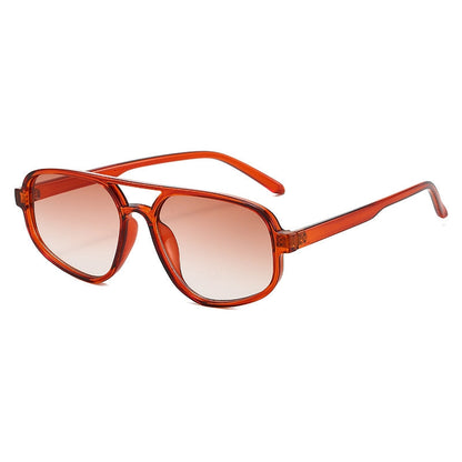 Dames Zonnebril Aviator Stijl met Kleurige Glazen