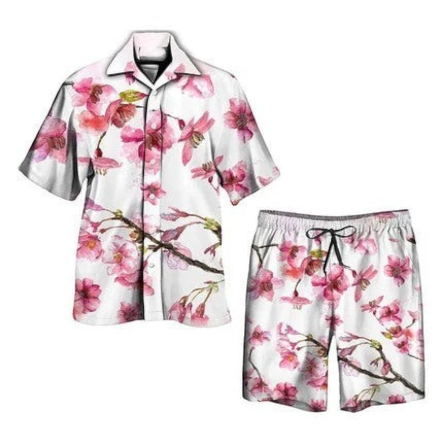 Variant image for Jorden | Set Estivo a 2 Parti con Camicia Tropicale e Pantaloncini Coordinati-71