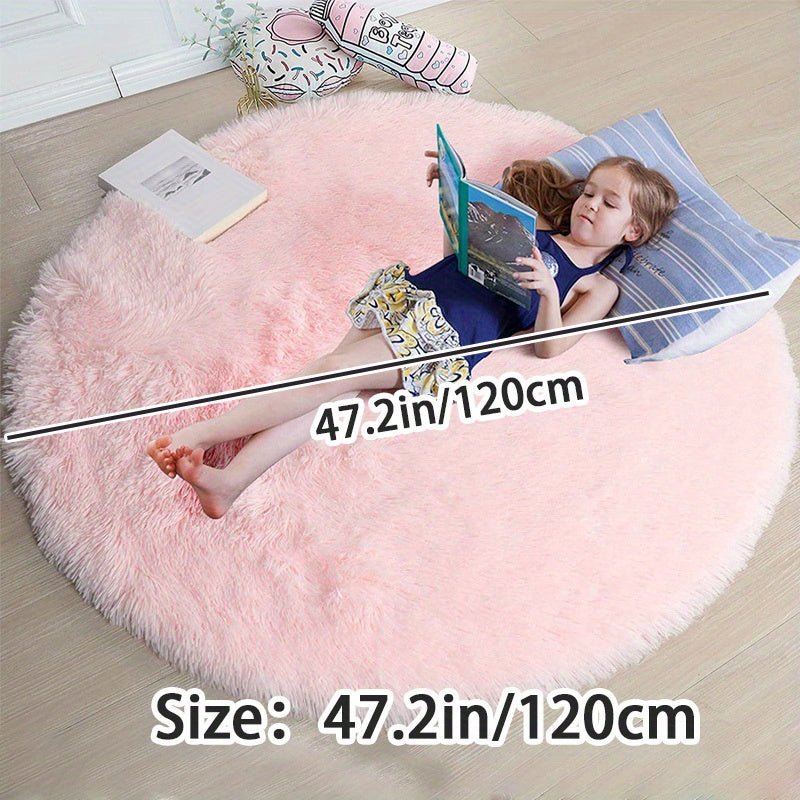 Rond Plush Vloerkleed Zacht en Zachtaardig Clouda