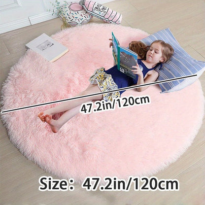 Rond Plush Vloerkleed Zacht en Zachtaardig Clouda