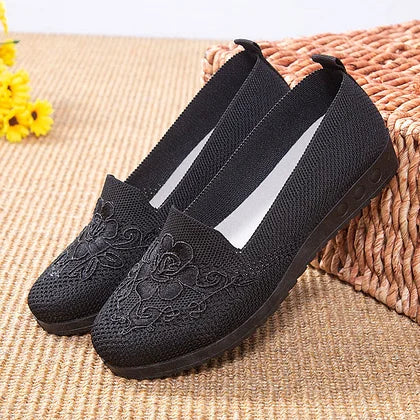 Comfortabele loopschoenen met zachte zool en antislipzool