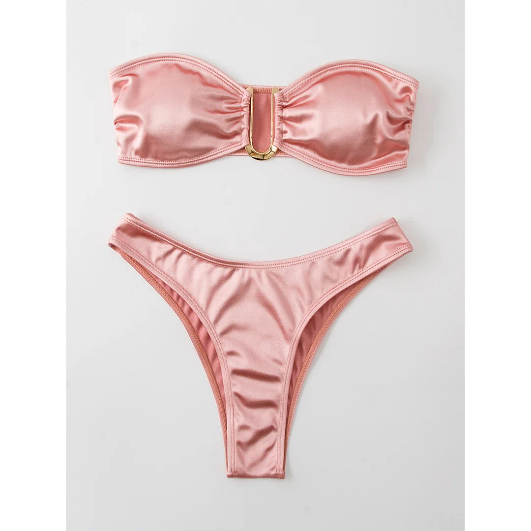Strapless Bikini Trendy Zomer Badpak voor Vrouw