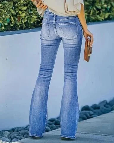 Dames Stretch Jeans Comfortabele Fit