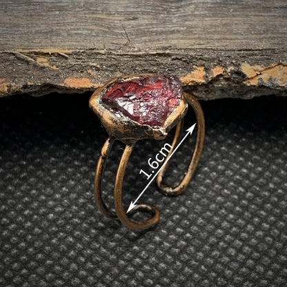 Natuurlijke Geboortesteen Ring Selina Zilver Kleur