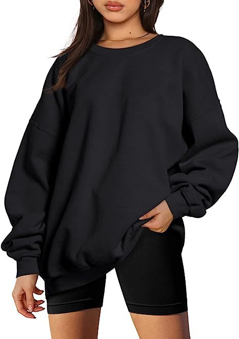Dames Oversized Trui Ronde Hals Zacht Basic Model