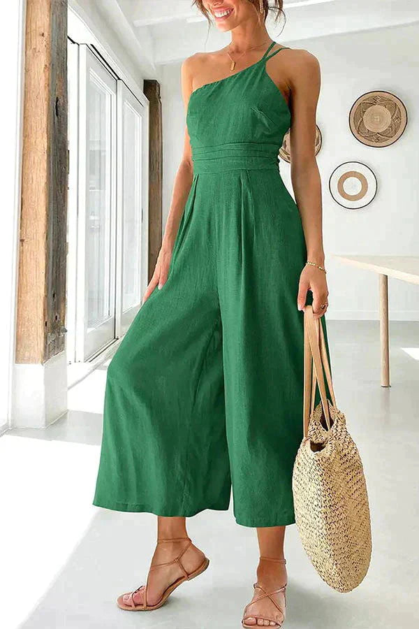 Vrouwelijke Jumpsuit Mode Jurk Zwart - Mode Vibes