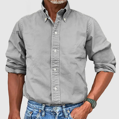Klassiek Heren Overhemd Vintage Stijl Dario