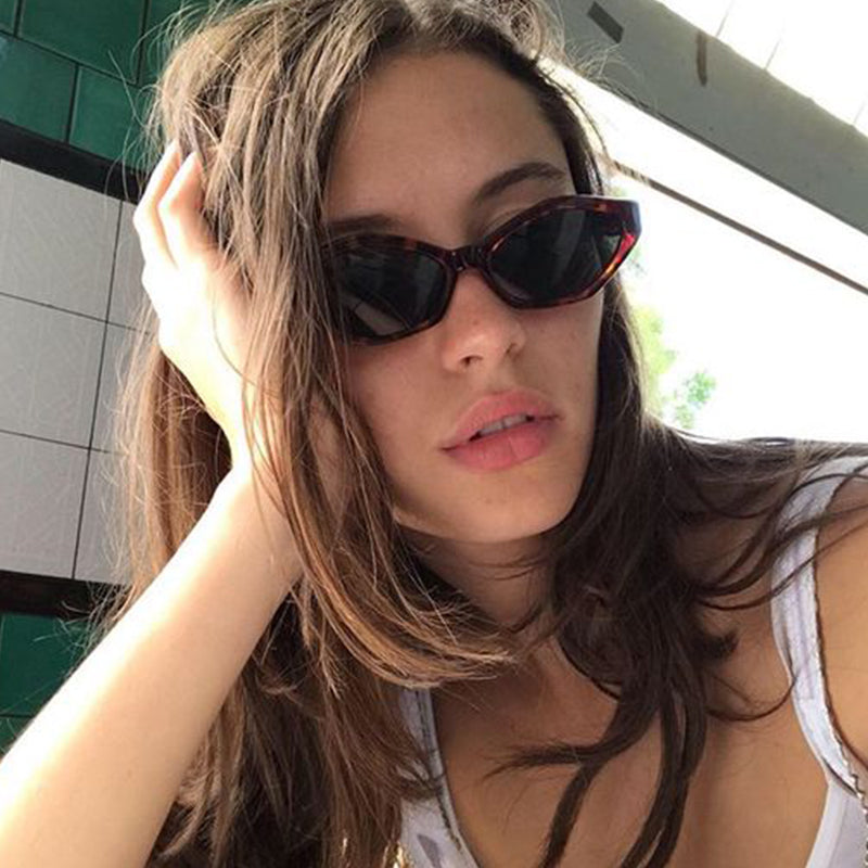 Dames Zonnebril Cat Eye Hoekig met Statement Pootjes