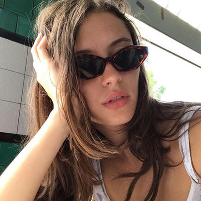 Dames Zonnebril Cat Eye Hoekig met Statement Pootjes
