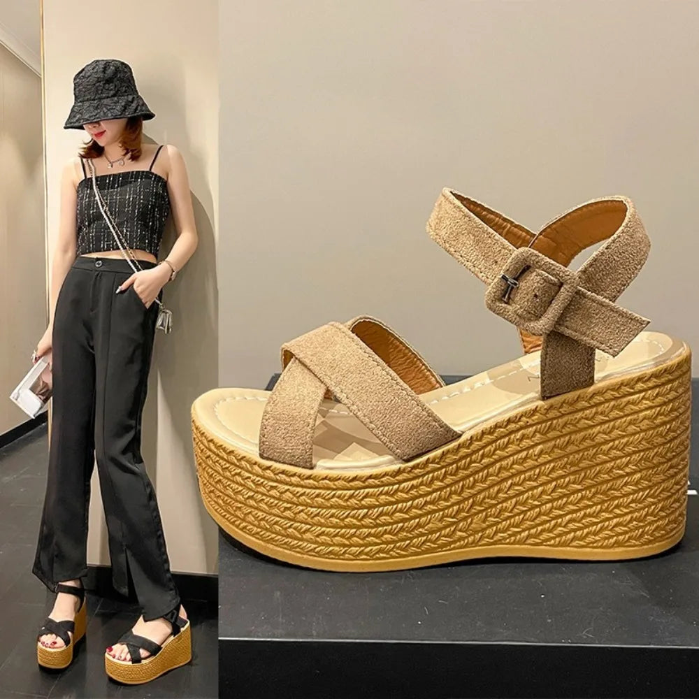 Zomerse Elegante Hoge Hakken Sandalen